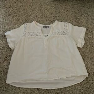 White + lacy wishlist apparel formal top